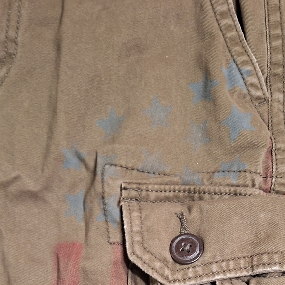 American Eagle Outfitters Classic Men Cargo Shorts Size 28 Green - Picture 6 of 6